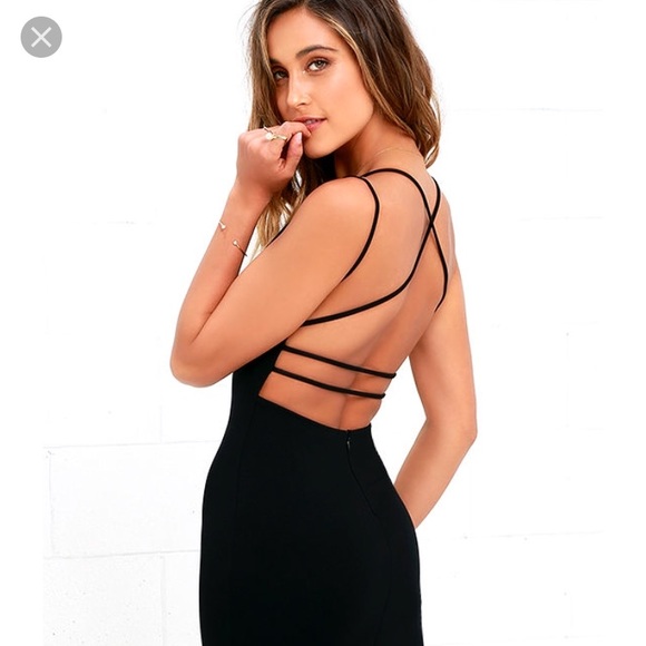 Lulus Dresses & Skirts - Lulus Black strappy Dress